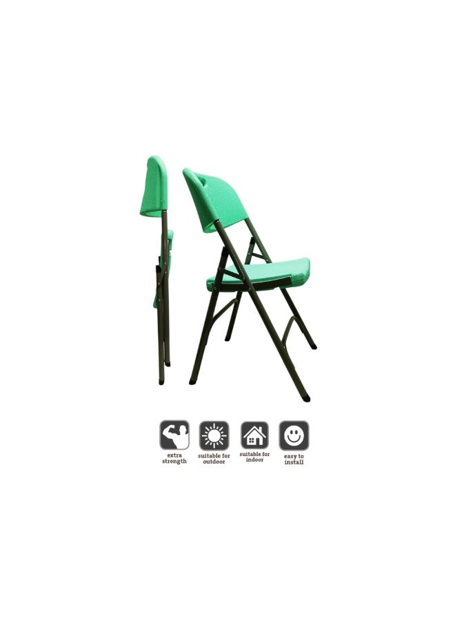 صن بوت كوميرس طقم مكون من قطعتين كراسي قابلة للطي - لون أخضر نعناعي - Image 4